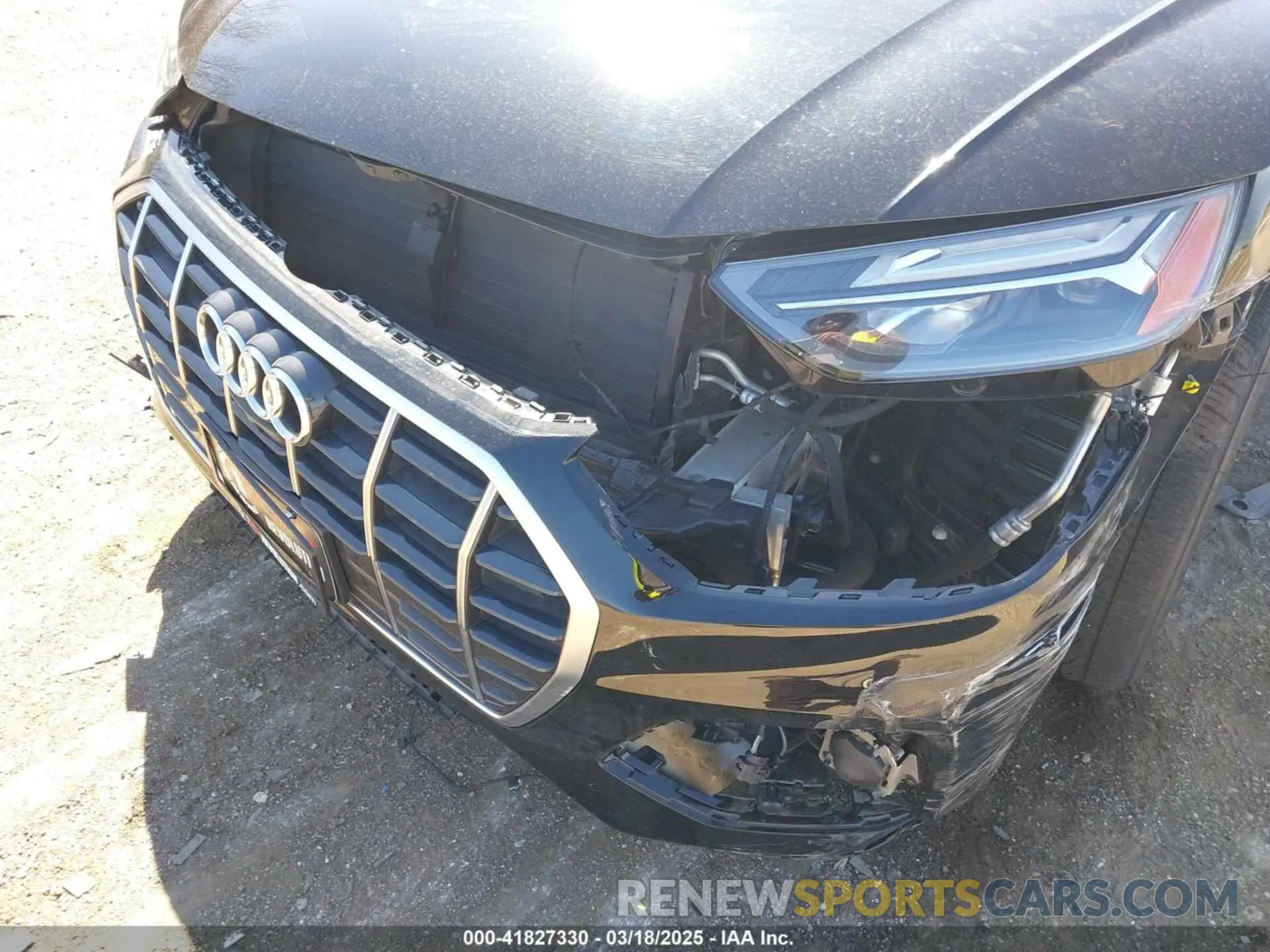 6 fotografías del automóvil dañado WA1BAAFY0M2018978 AUDI Q5 2021