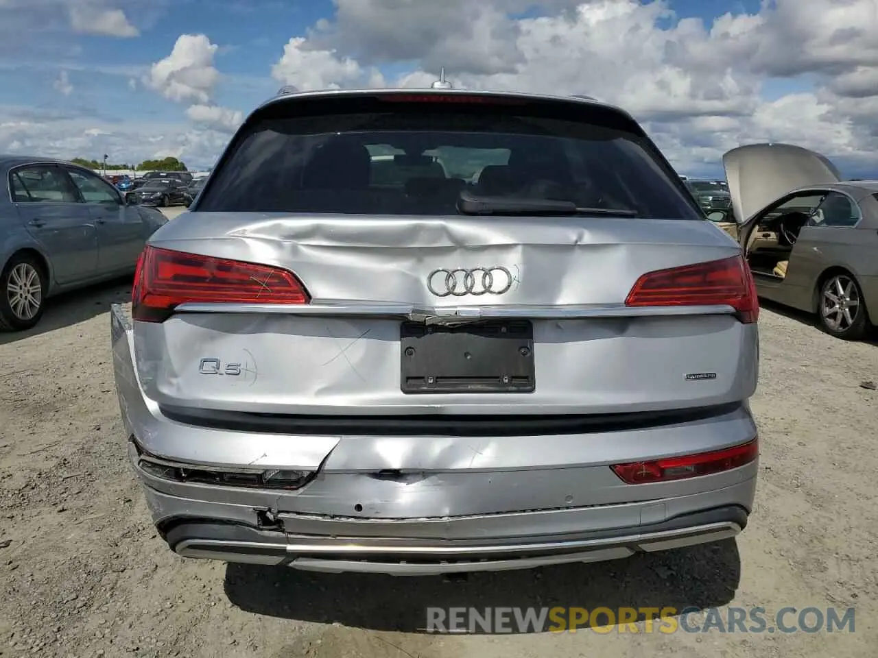 6 fotografías del automóvil dañado WA1BAAFY0M2034730 AUDI Q5 2021