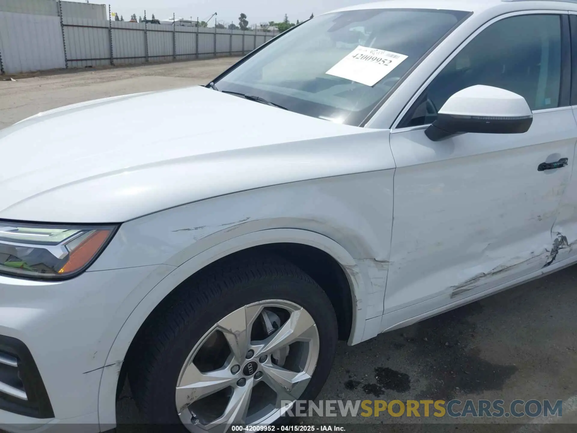 18 fotografías del automóvil dañado WA1BAAFY0M2069879 AUDI Q5 2021