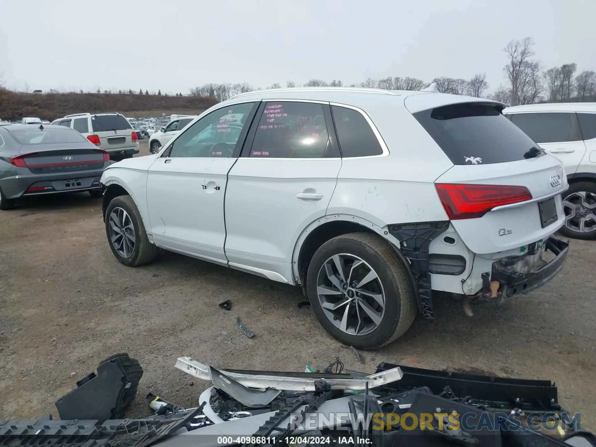 3 fotografías del automóvil dañado WA1BAAFY0M2127103 AUDI Q5 2021