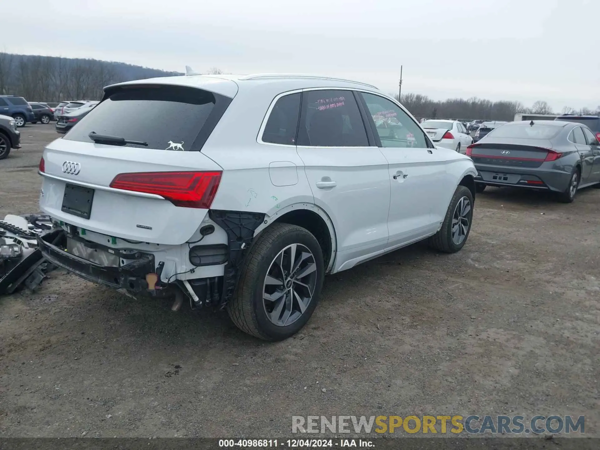4 fotografías del automóvil dañado WA1BAAFY0M2127103 AUDI Q5 2021