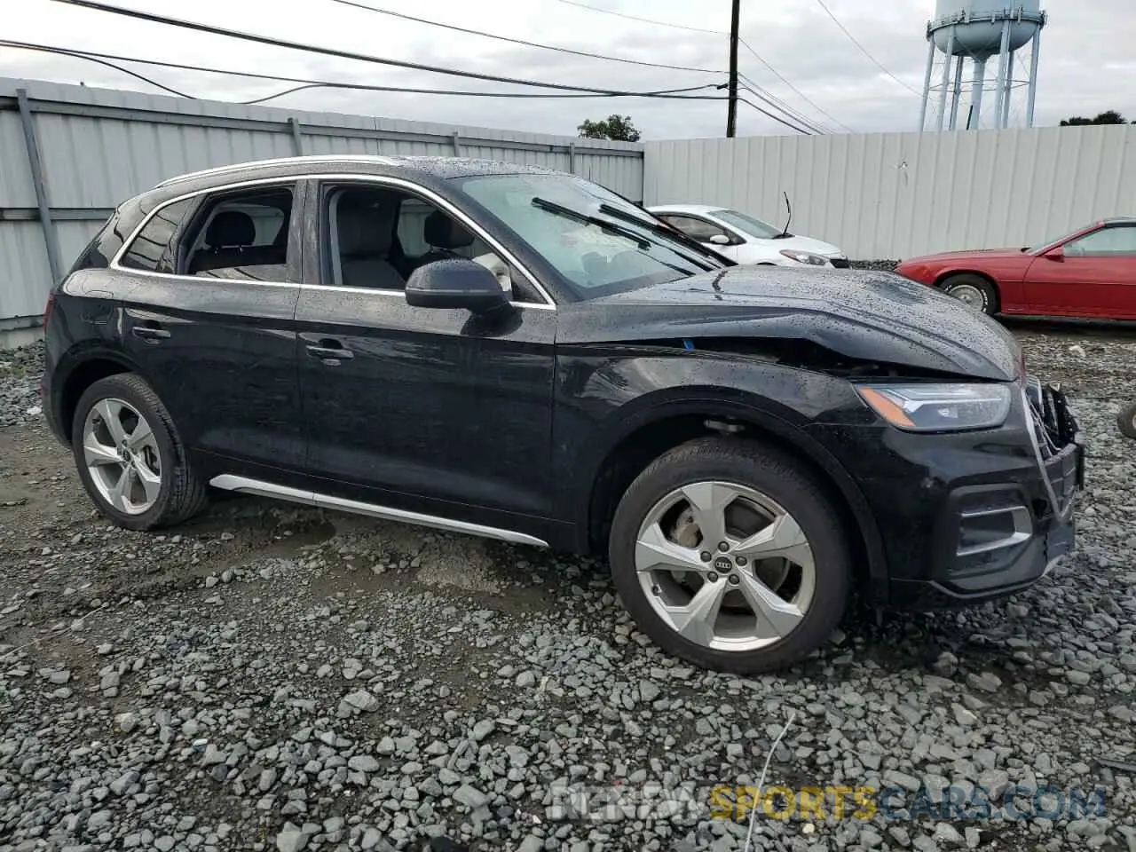 4 fotografías del automóvil dañado WA1BAAFY0M2140045 AUDI Q5 2021