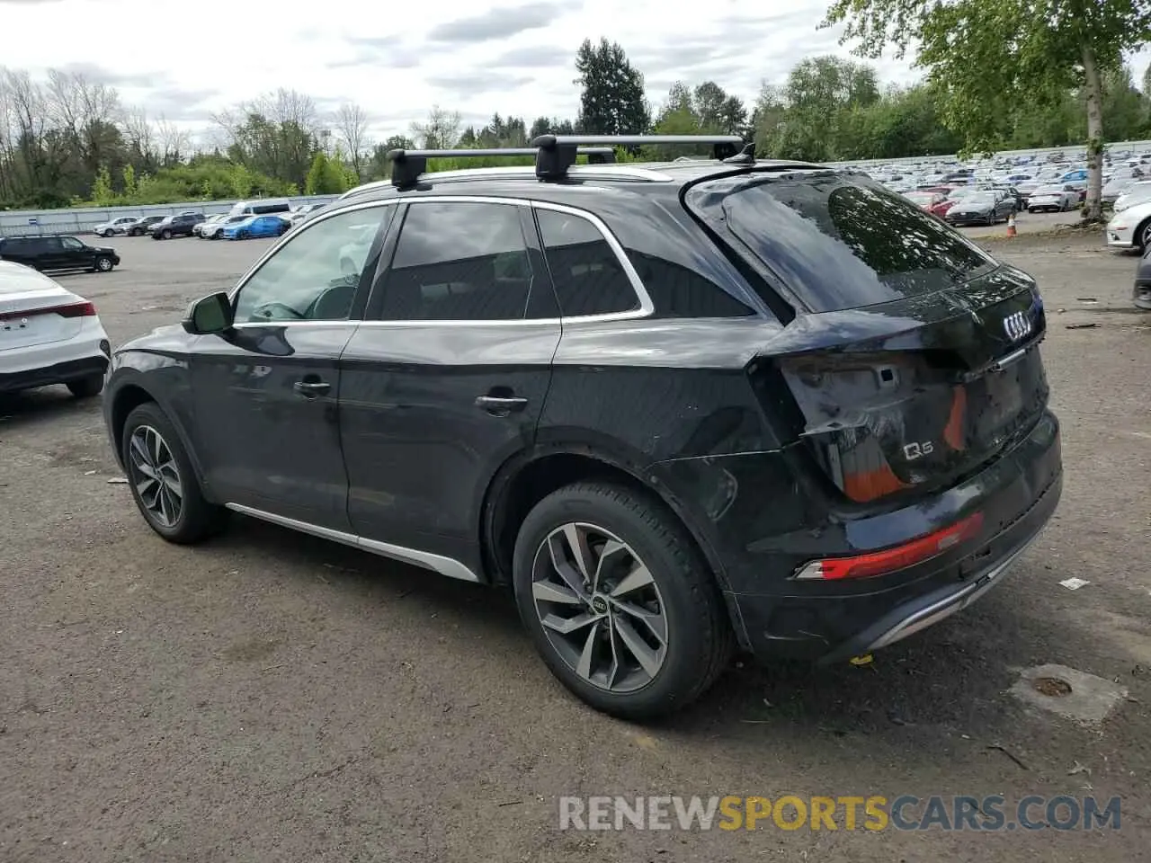2 fotografías del automóvil dañado WA1BAAFY1M2016401 AUDI Q5 2021
