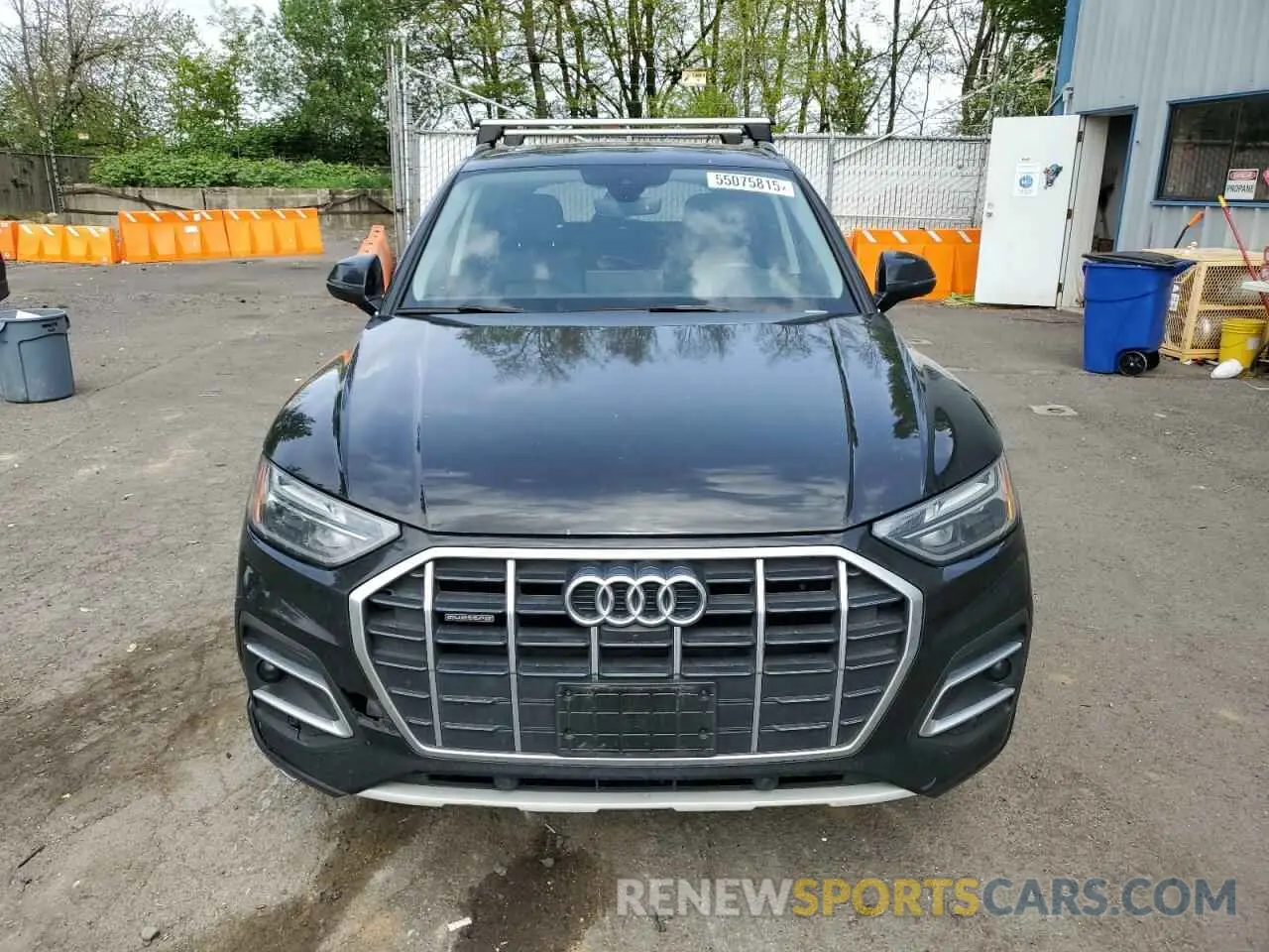 5 fotografías del automóvil dañado WA1BAAFY1M2016401 AUDI Q5 2021