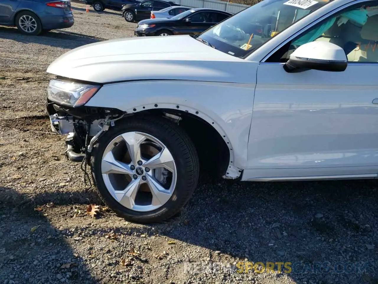 9 fotografías del automóvil dañado WA1BAAFY1M2058826 AUDI Q5 2021