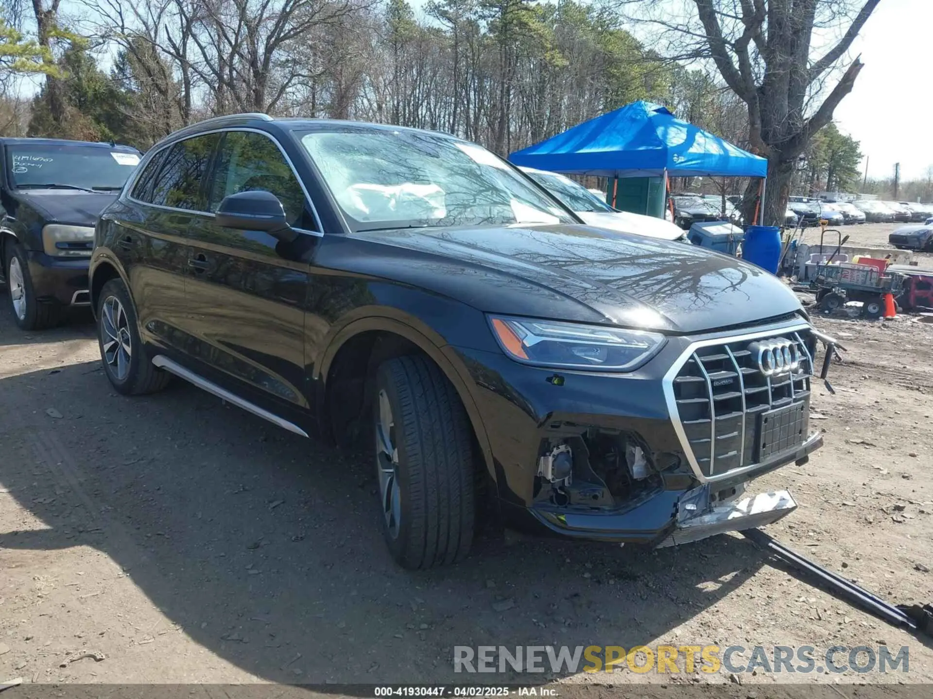 1 fotografías del automóvil dañado WA1BAAFY1M2082544 AUDI Q5 2021