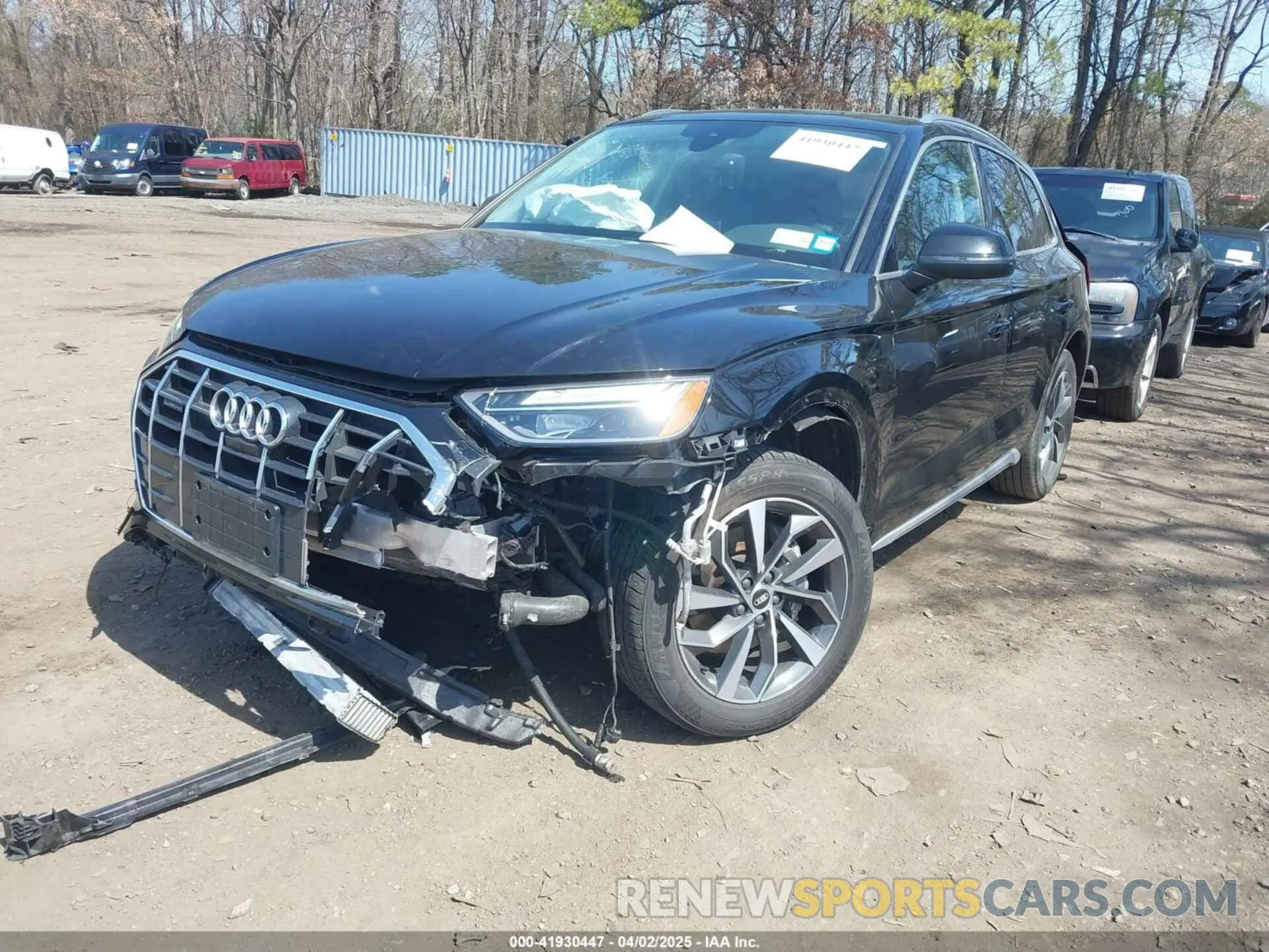 6 fotografías del automóvil dañado WA1BAAFY1M2082544 AUDI Q5 2021