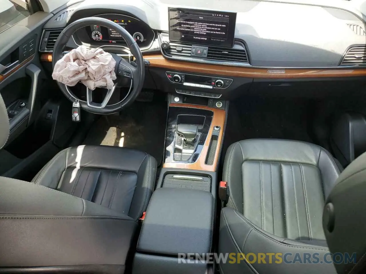 8 fotografías del automóvil dañado WA1BAAFY1M2108916 AUDI Q5 2021