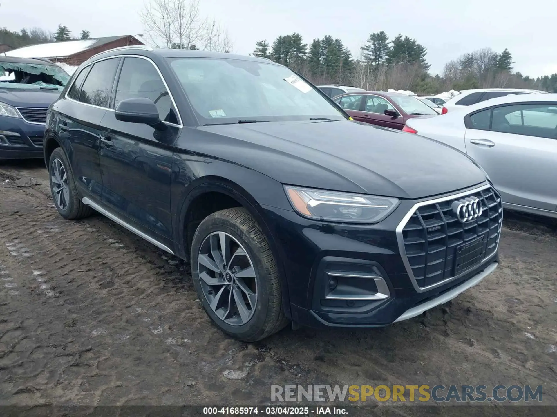 1 fotografías del automóvil dañado WA1BAAFY1M2113680 AUDI Q5 2021