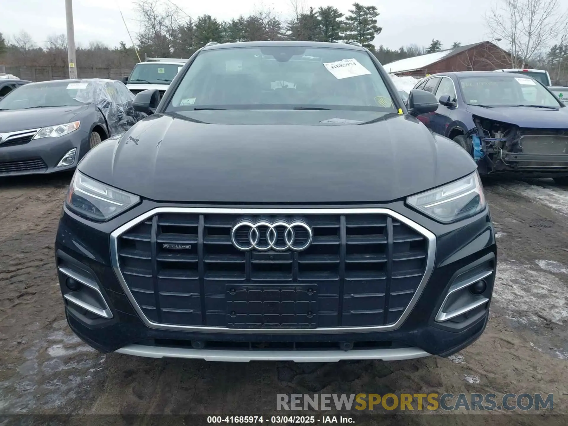 12 fotografías del automóvil dañado WA1BAAFY1M2113680 AUDI Q5 2021
