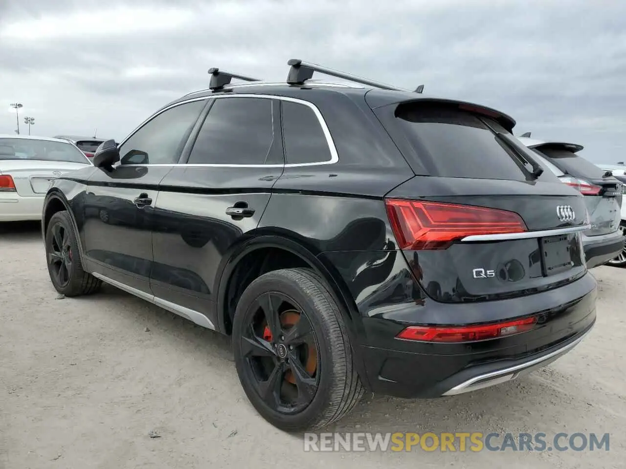 2 fotografías del automóvil dañado WA1BAAFY2M2030467 AUDI Q5 2021
