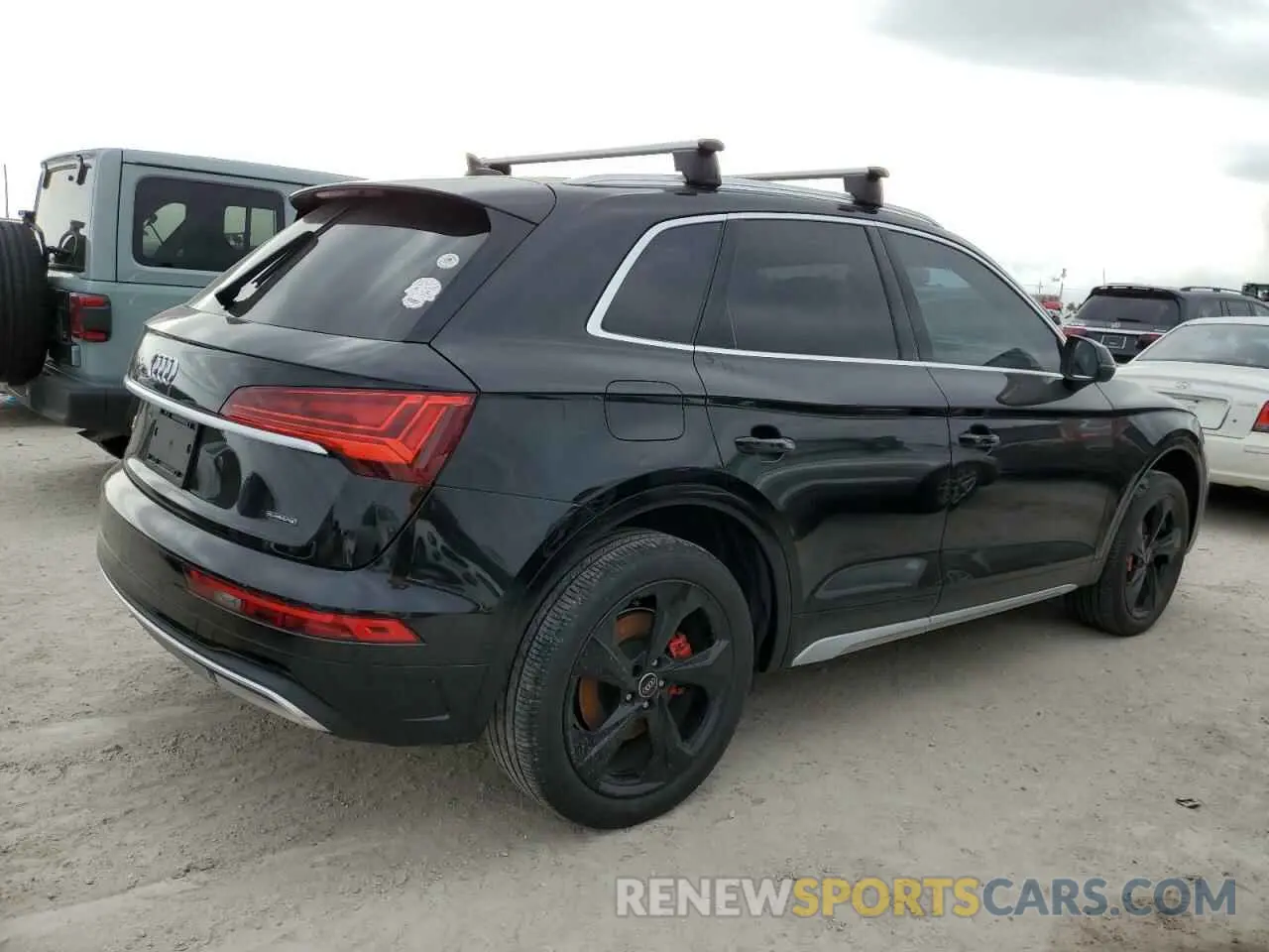 3 fotografías del automóvil dañado WA1BAAFY2M2030467 AUDI Q5 2021