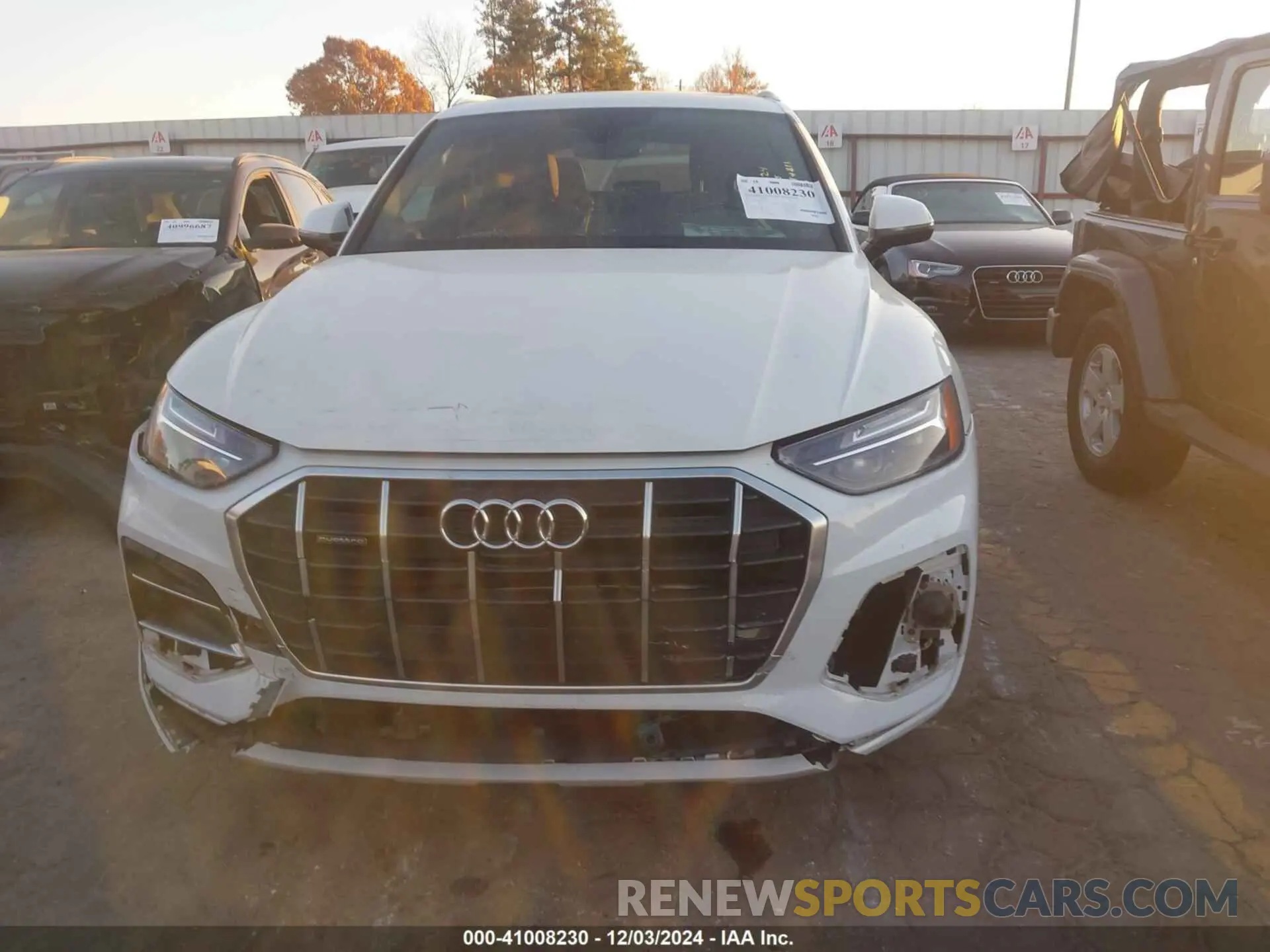 12 fotografías del automóvil dañado WA1BAAFY2M2086067 AUDI Q5 2021