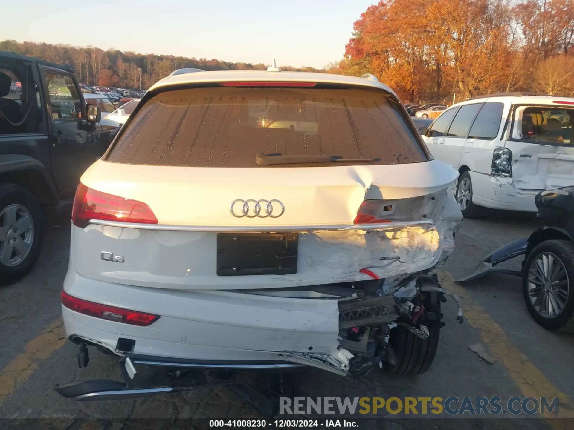 16 fotografías del automóvil dañado WA1BAAFY2M2086067 AUDI Q5 2021