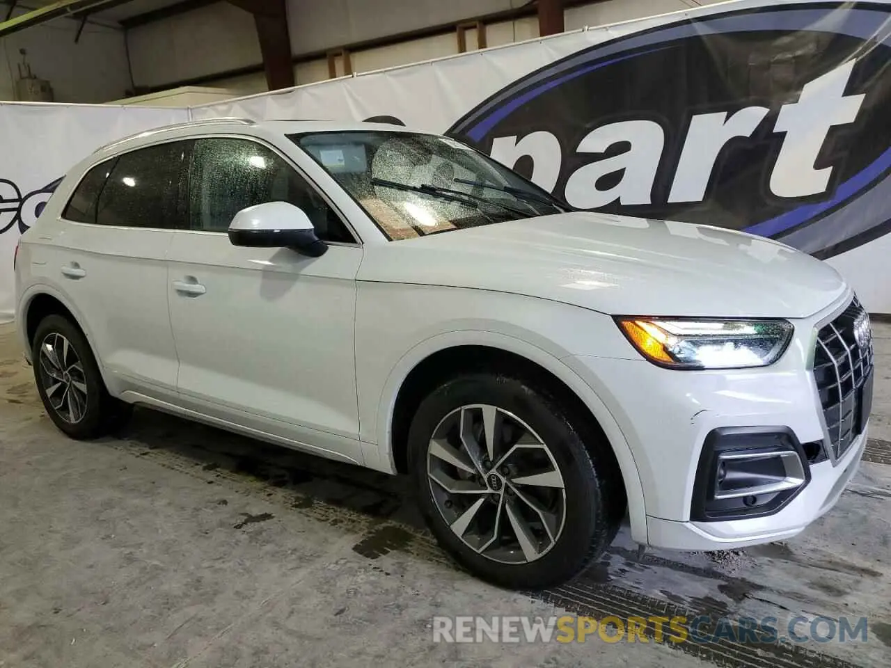 4 fotografías del automóvil dañado WA1BAAFY2M2106897 AUDI Q5 2021