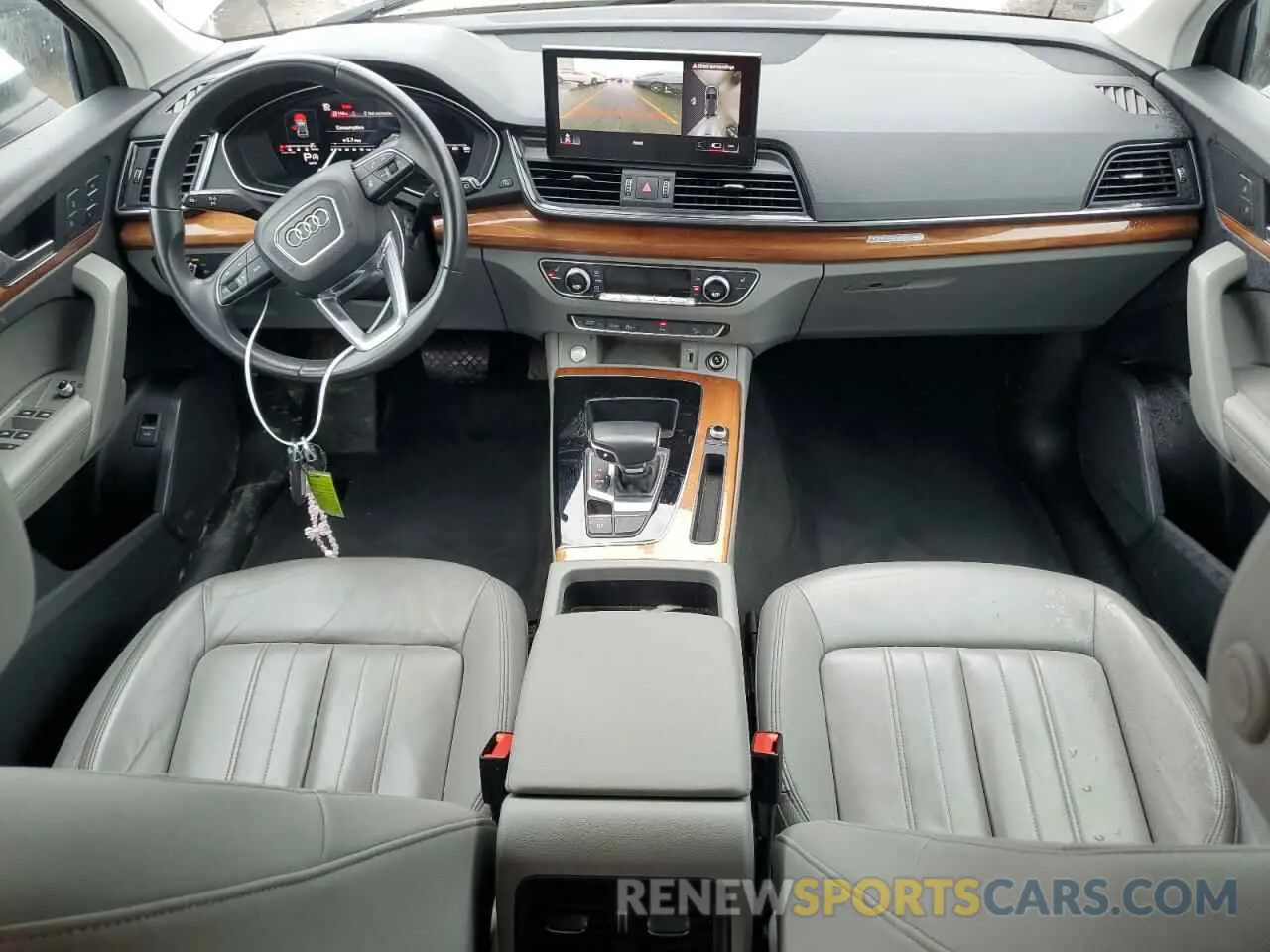 8 fotografías del automóvil dañado WA1BAAFY2M2106897 AUDI Q5 2021