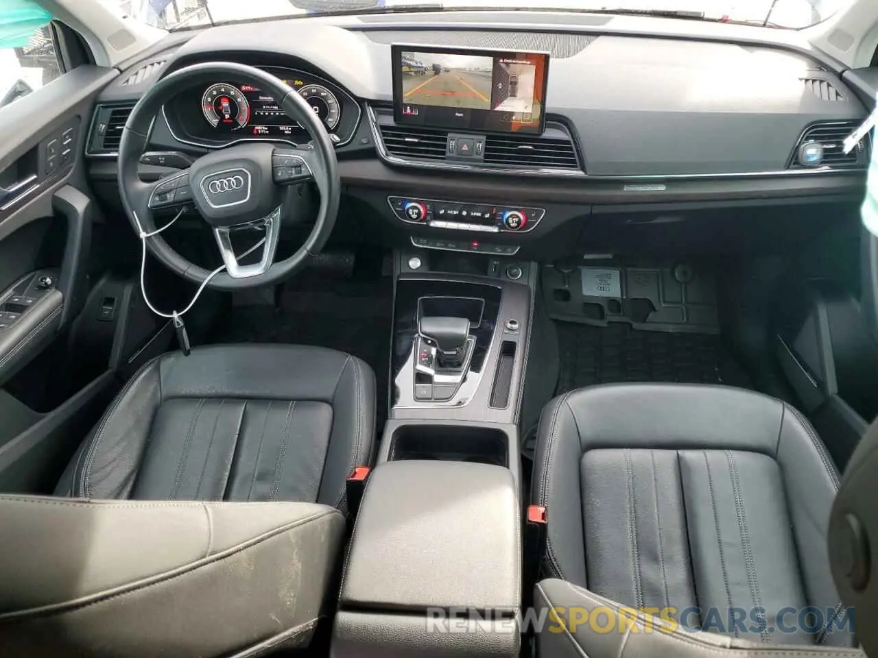 8 fotografías del automóvil dañado WA1BAAFY2M2127930 AUDI Q5 2021