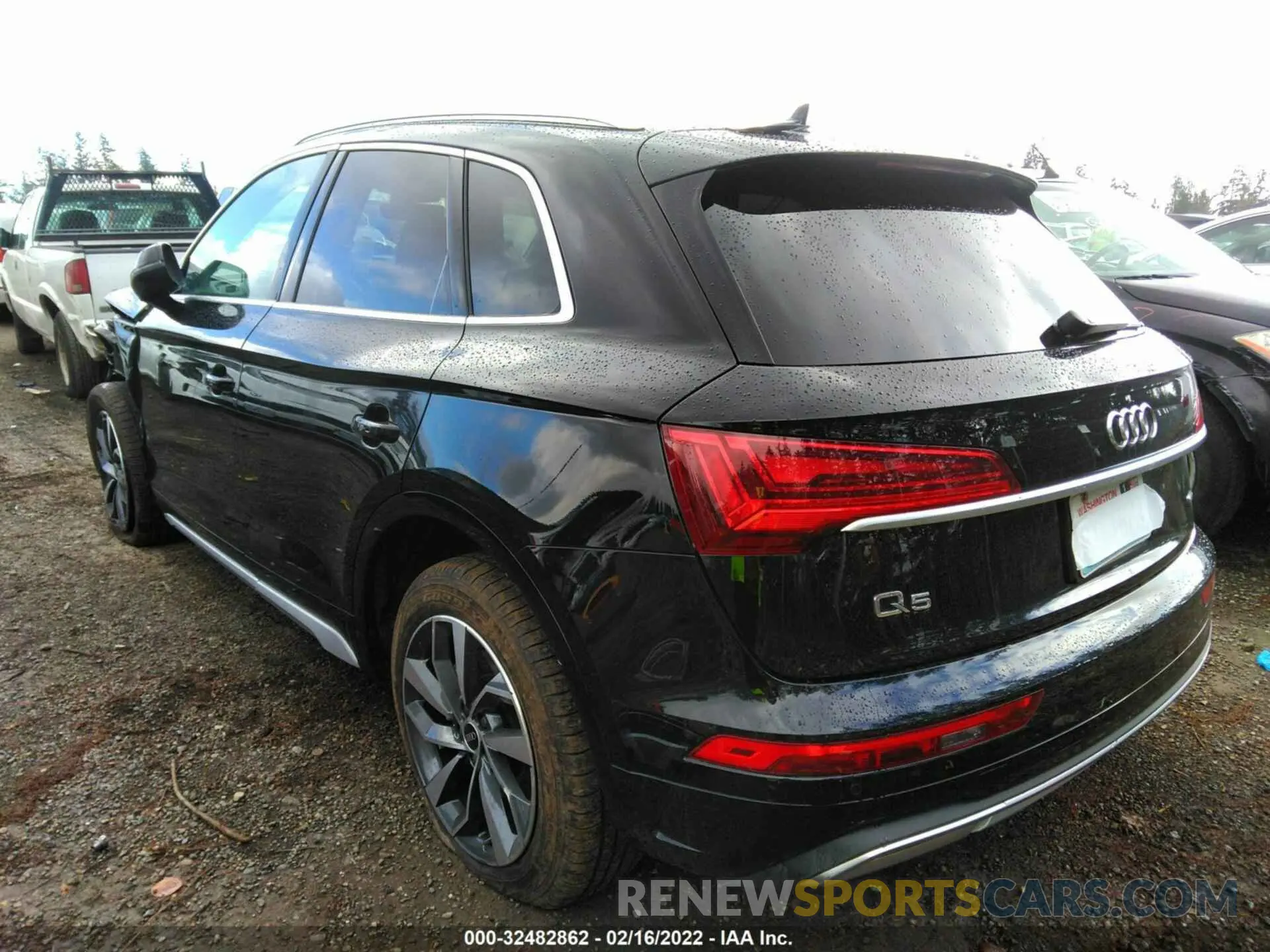 3 fotografías del automóvil dañado WA1BAAFY3M2015332 AUDI Q5 2021