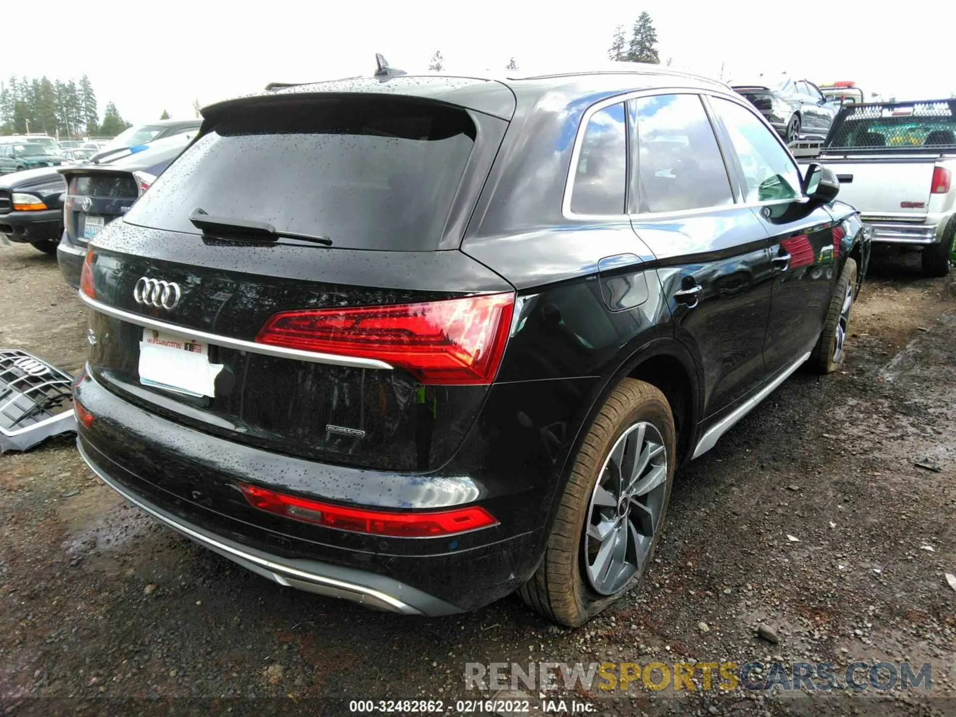 4 fotografías del automóvil dañado WA1BAAFY3M2015332 AUDI Q5 2021