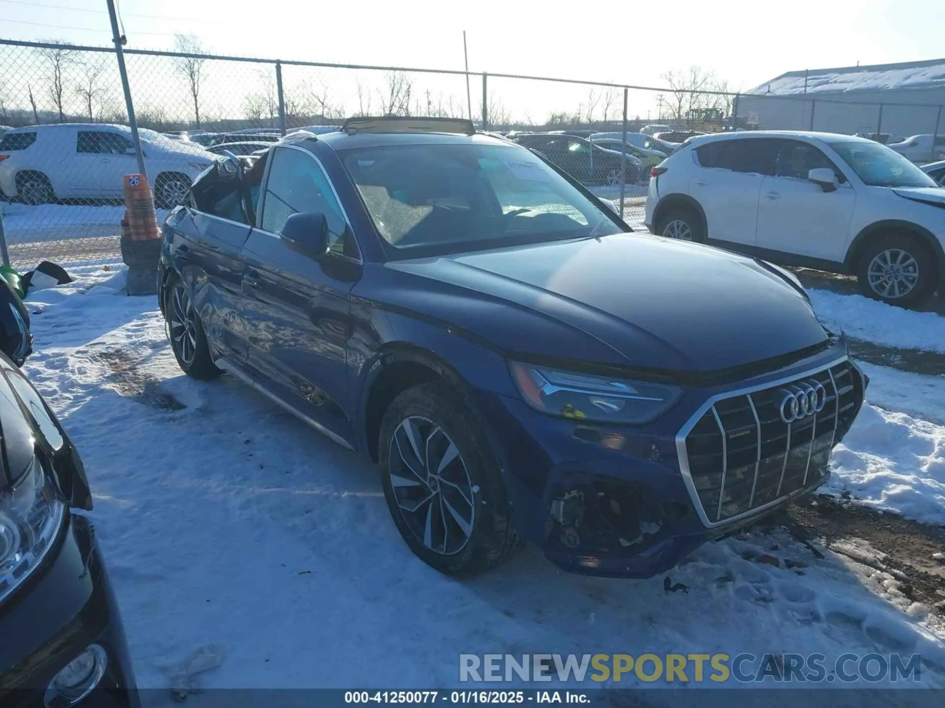 1 fotografías del automóvil dañado WA1BAAFY3M2085431 AUDI Q5 2021