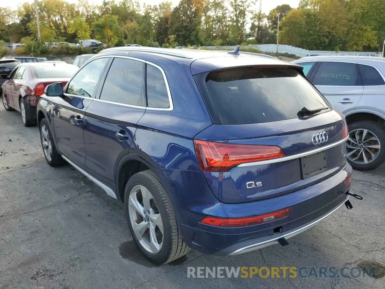 3 fotografías del automóvil dañado WA1BAAFY3M2087986 AUDI Q5 2021