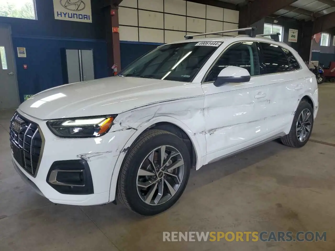 1 fotografías del automóvil dañado WA1BAAFY4M2017770 AUDI Q5 2021