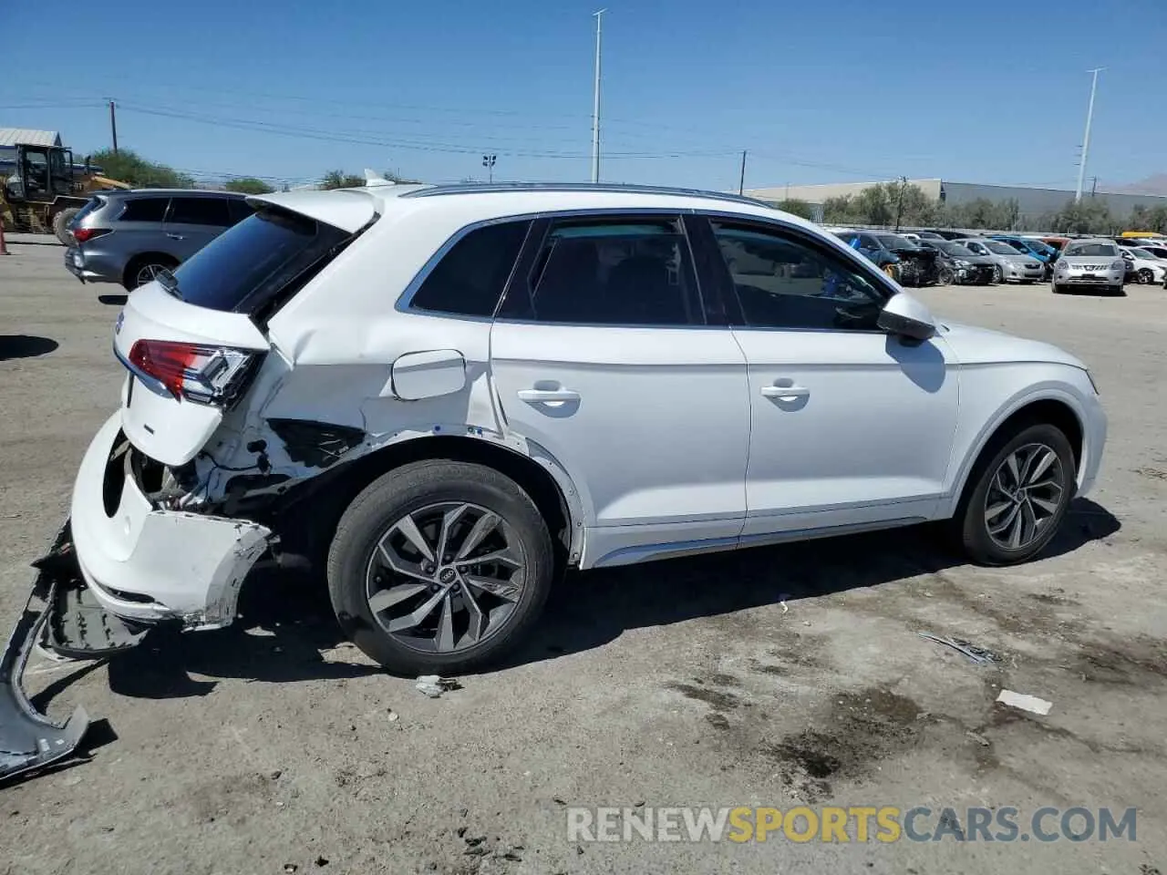 3 fotografías del automóvil dañado WA1BAAFY4M2017932 AUDI Q5 2021