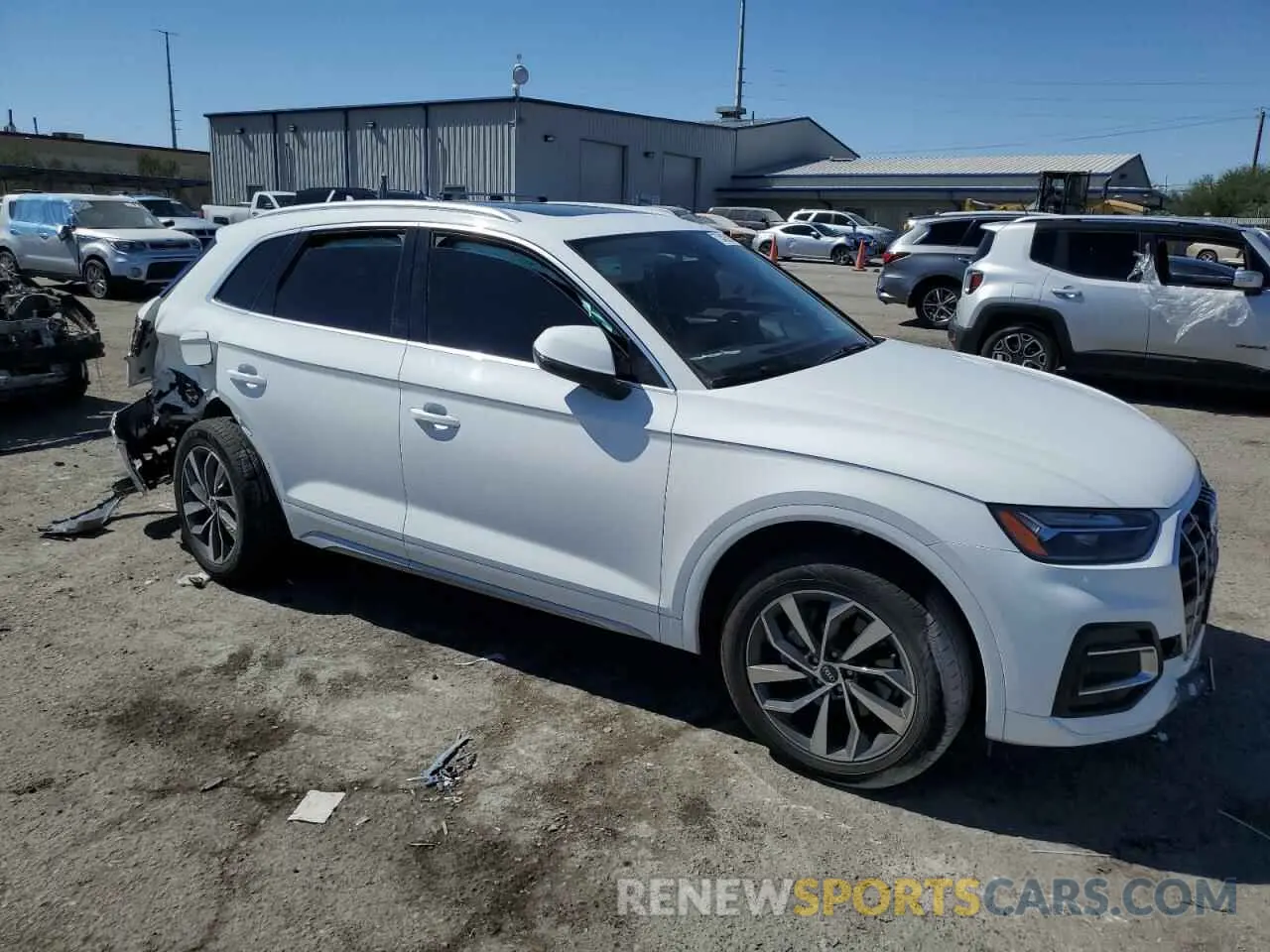 4 fotografías del automóvil dañado WA1BAAFY4M2017932 AUDI Q5 2021