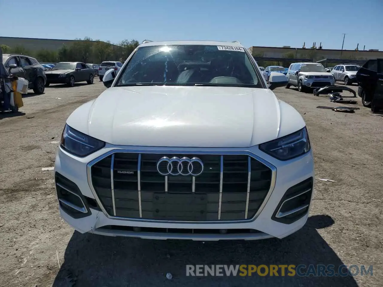 5 fotografías del automóvil dañado WA1BAAFY4M2017932 AUDI Q5 2021