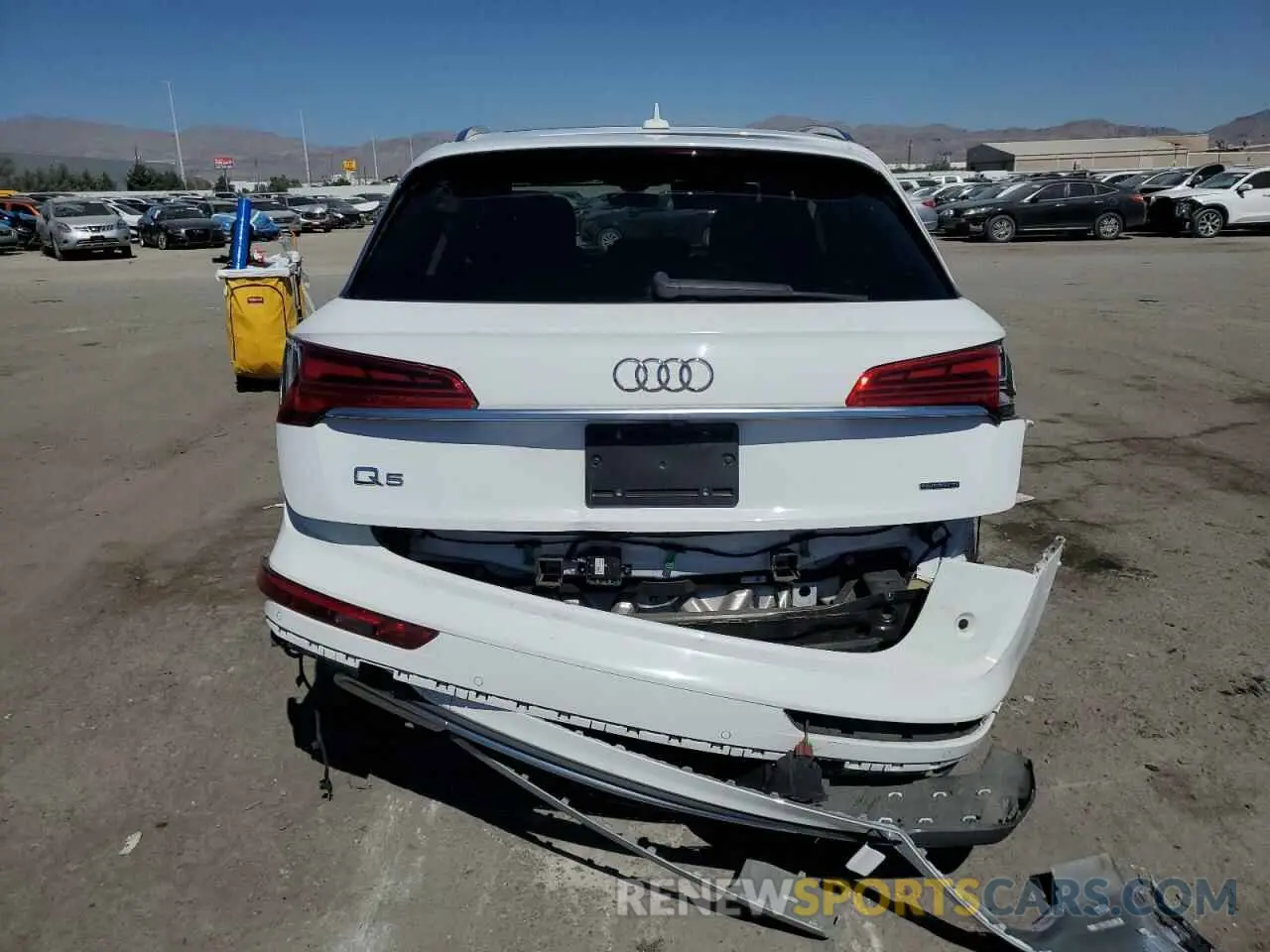 6 fotografías del automóvil dañado WA1BAAFY4M2017932 AUDI Q5 2021