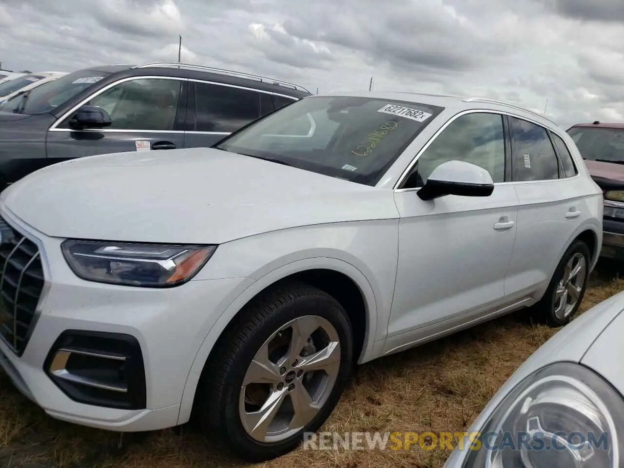 2 fotografías del automóvil dañado WA1BAAFY4M2020197 AUDI Q5 2021