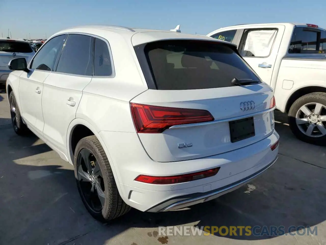 3 fotografías del automóvil dañado WA1BAAFY4M2020684 AUDI Q5 2021