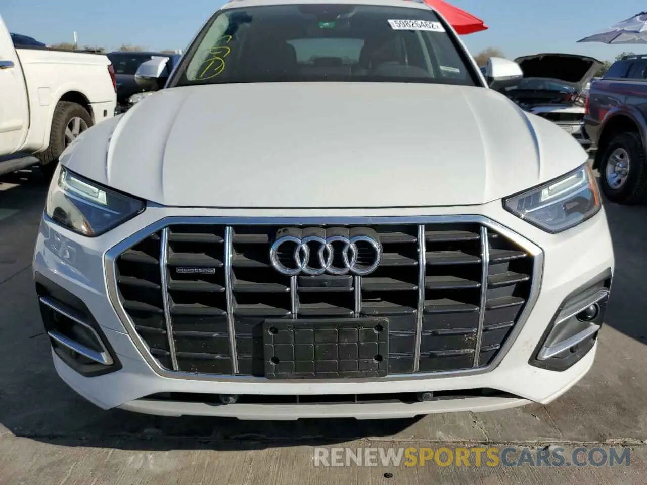 9 fotografías del automóvil dañado WA1BAAFY4M2020684 AUDI Q5 2021