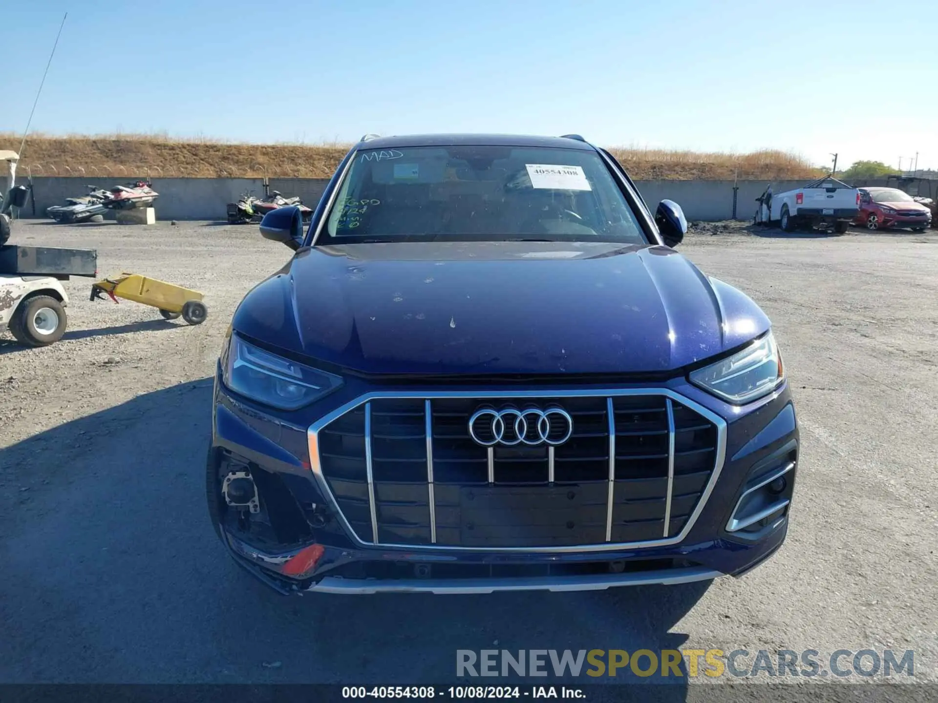 11 fotografías del automóvil dañado WA1BAAFY4M2028350 AUDI Q5 2021
