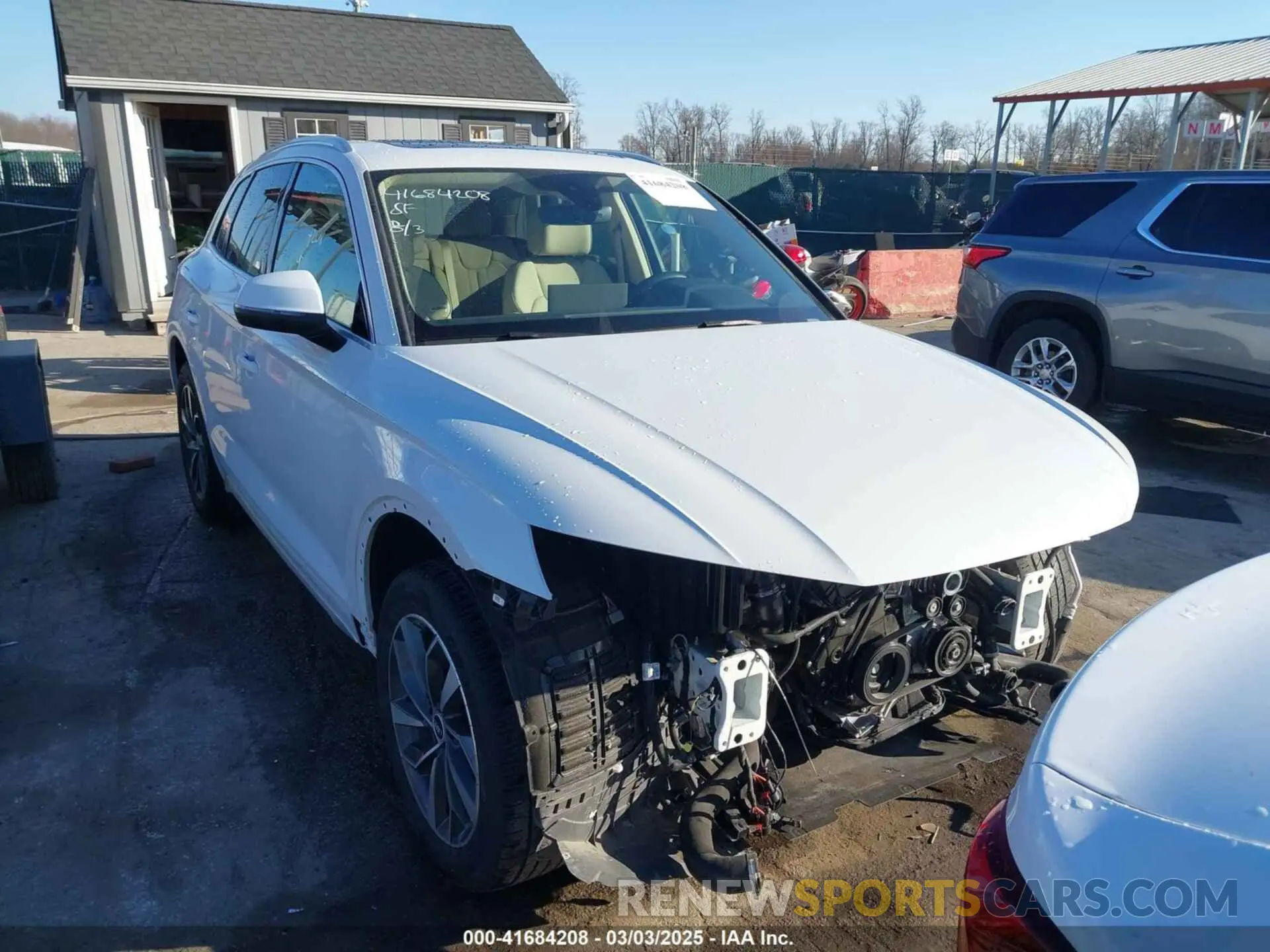 12 fotografías del automóvil dañado WA1BAAFY4M2082103 AUDI Q5 2021