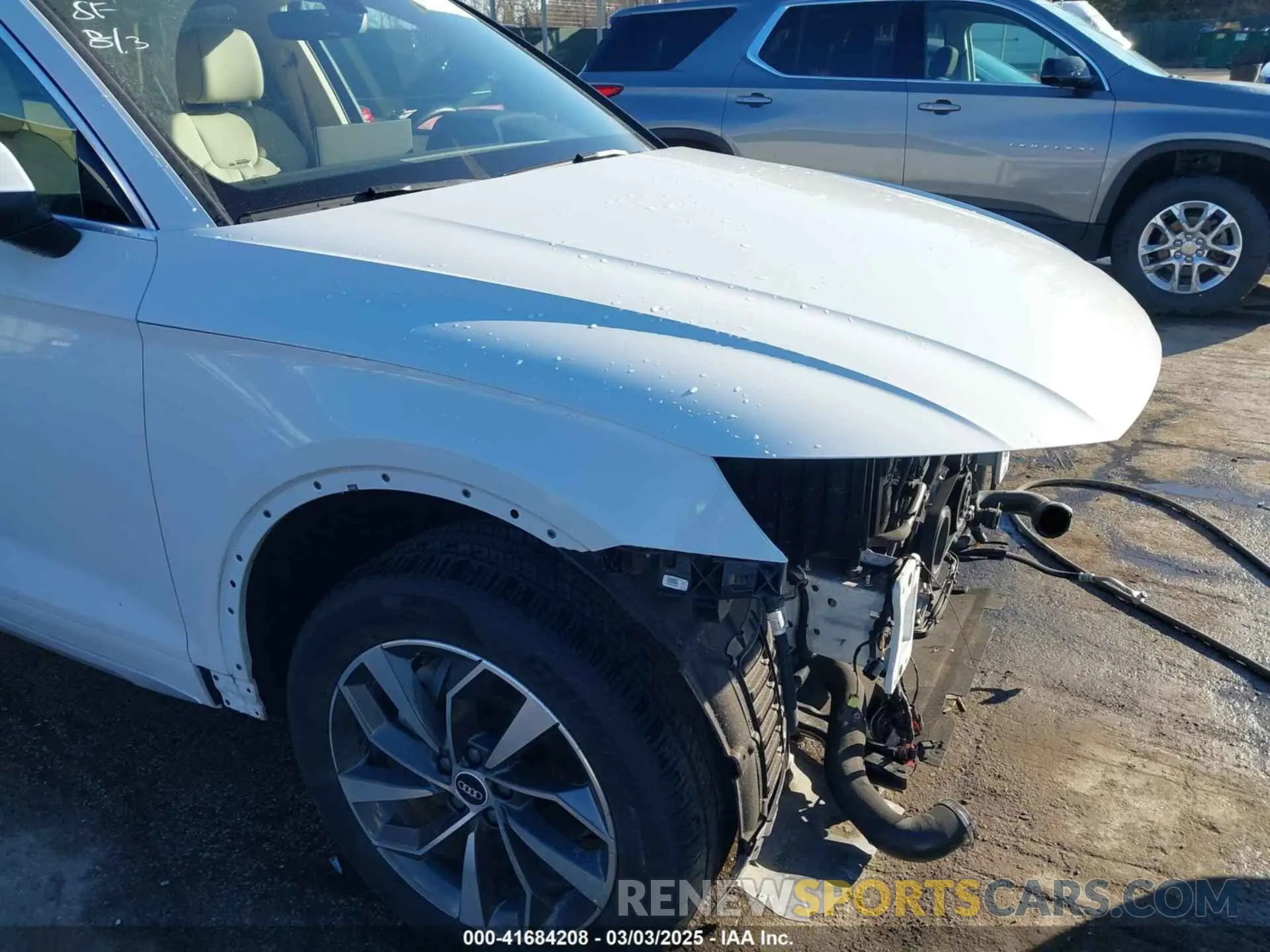18 fotografías del automóvil dañado WA1BAAFY4M2082103 AUDI Q5 2021