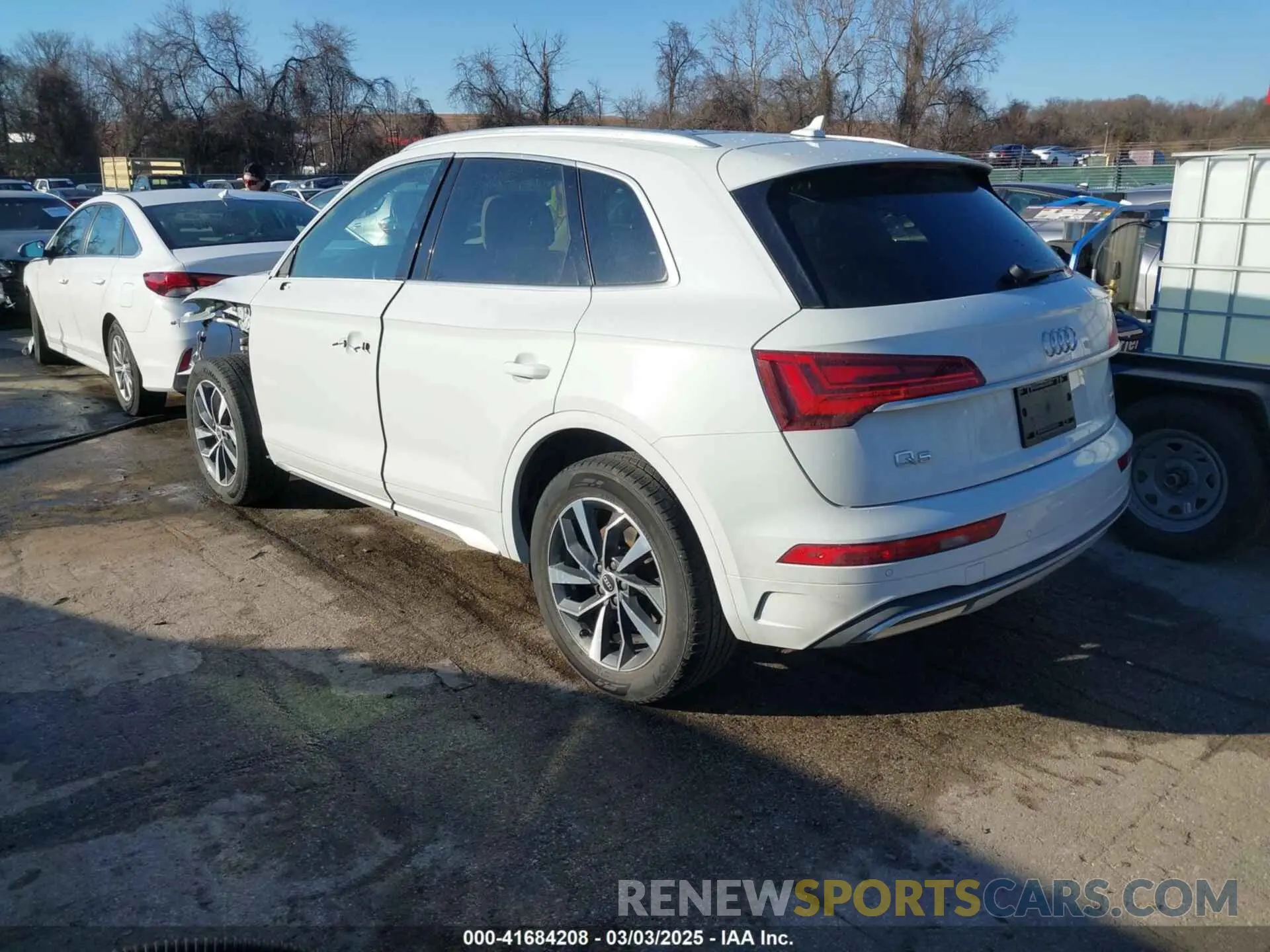 3 fotografías del automóvil dañado WA1BAAFY4M2082103 AUDI Q5 2021