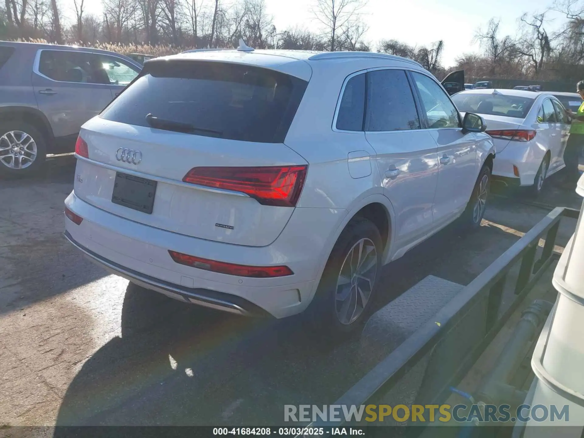 4 fotografías del automóvil dañado WA1BAAFY4M2082103 AUDI Q5 2021