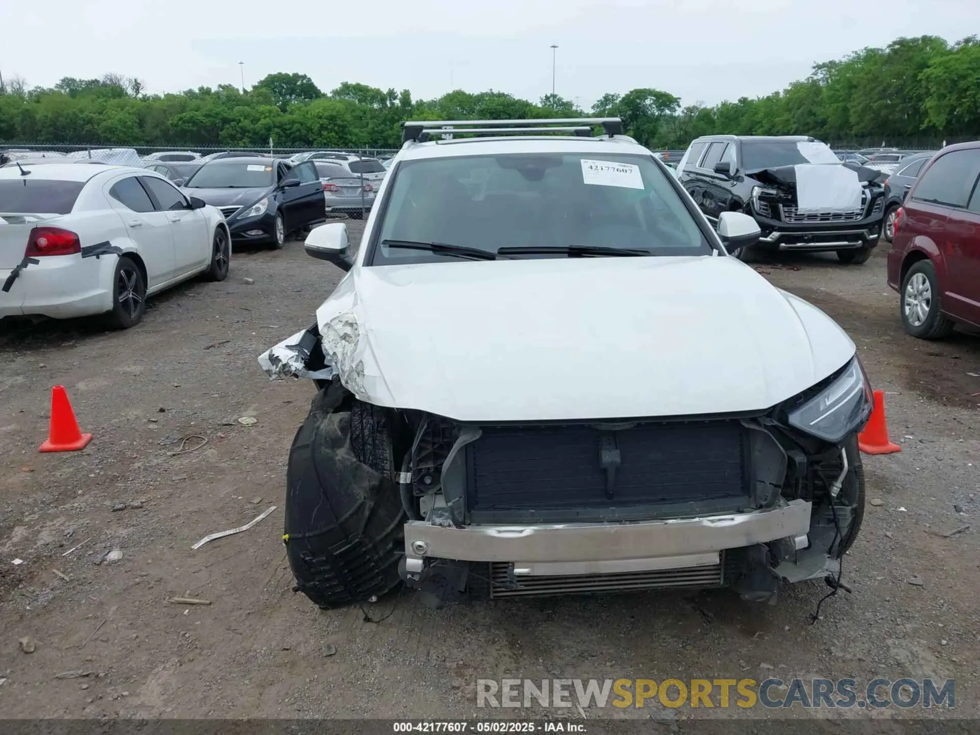 6 fotografías del automóvil dañado WA1BAAFY4M2119148 AUDI Q5 2021