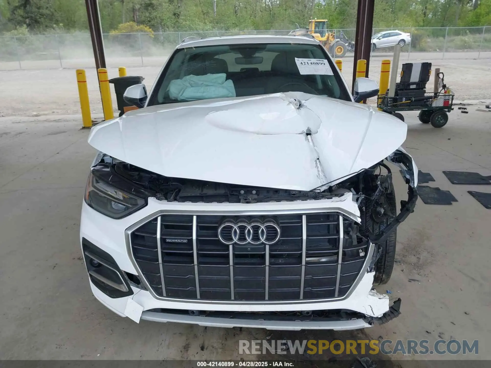 13 fotografías del automóvil dañado WA1BAAFY5M2004171 AUDI Q5 2021