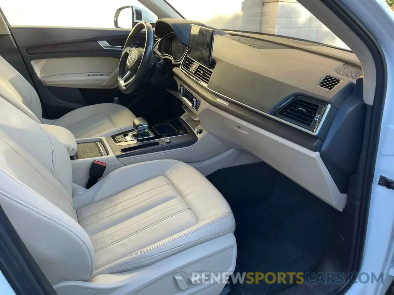 5 fotografías del automóvil dañado WA1BAAFY5M2024761 AUDI Q5 2021