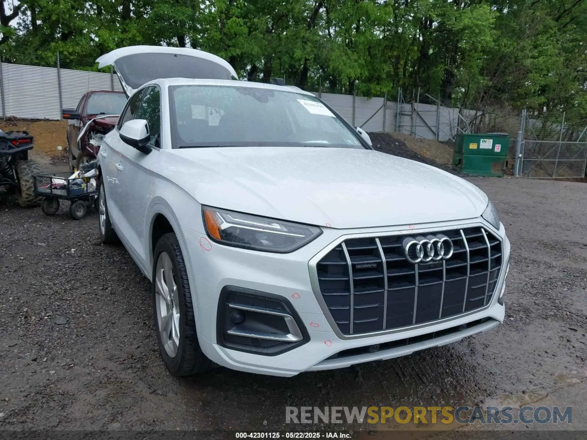20 fotografías del automóvil dañado WA1BAAFY5M2063446 AUDI Q5 2021
