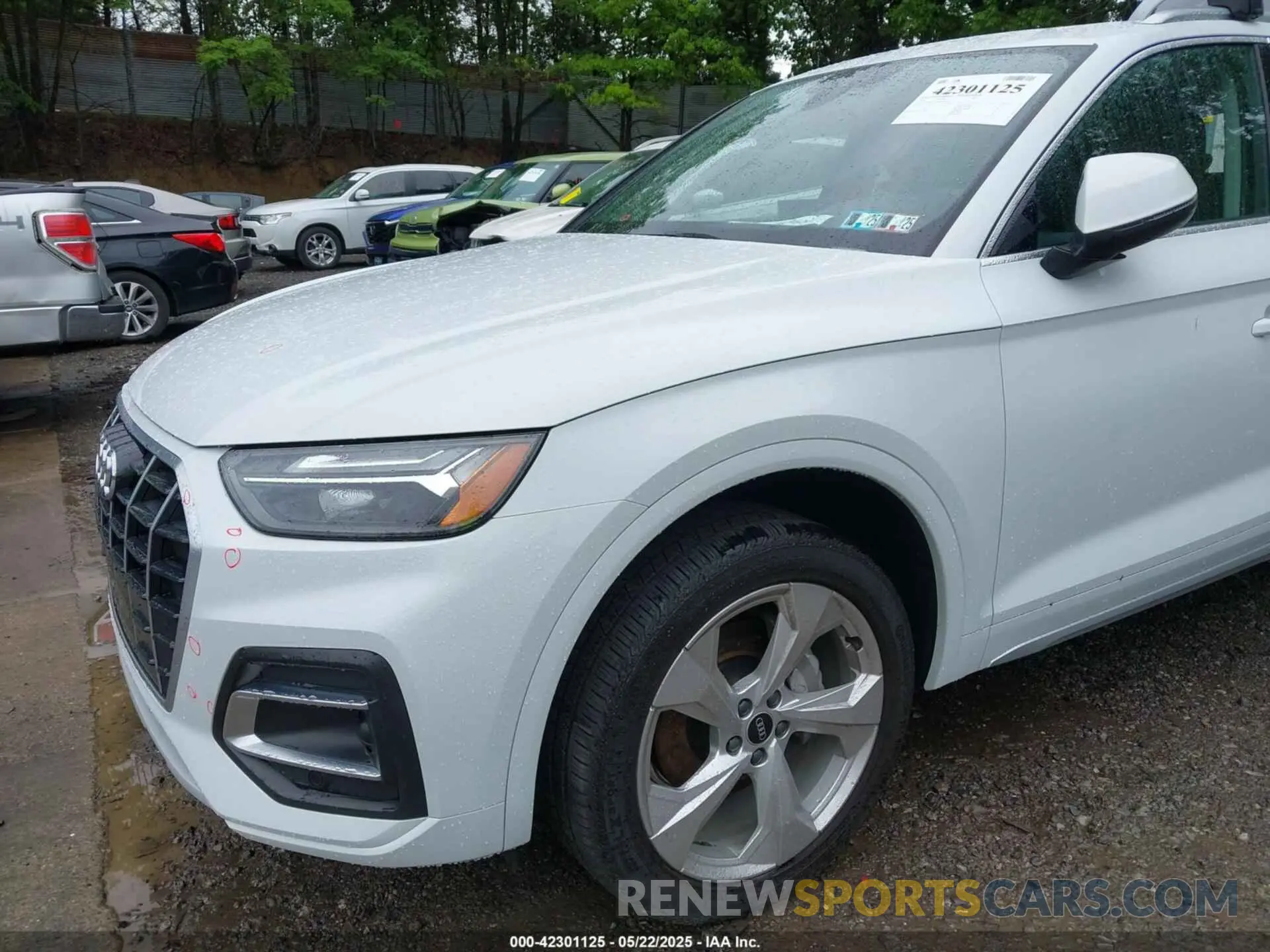 21 fotografías del automóvil dañado WA1BAAFY5M2063446 AUDI Q5 2021