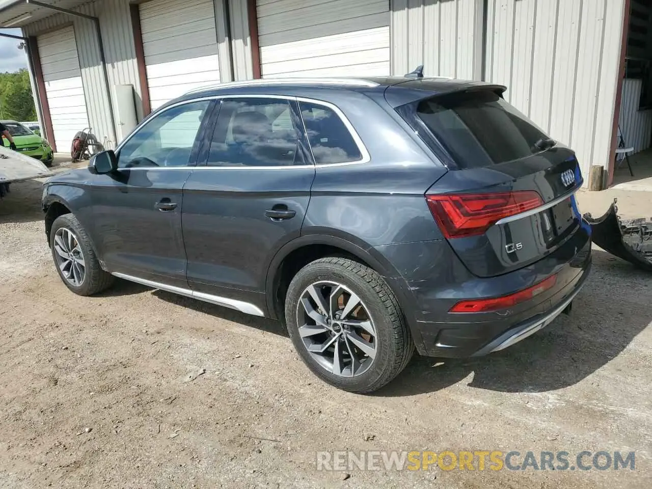 2 fotografías del automóvil dañado WA1BAAFY6M2065805 AUDI Q5 2021