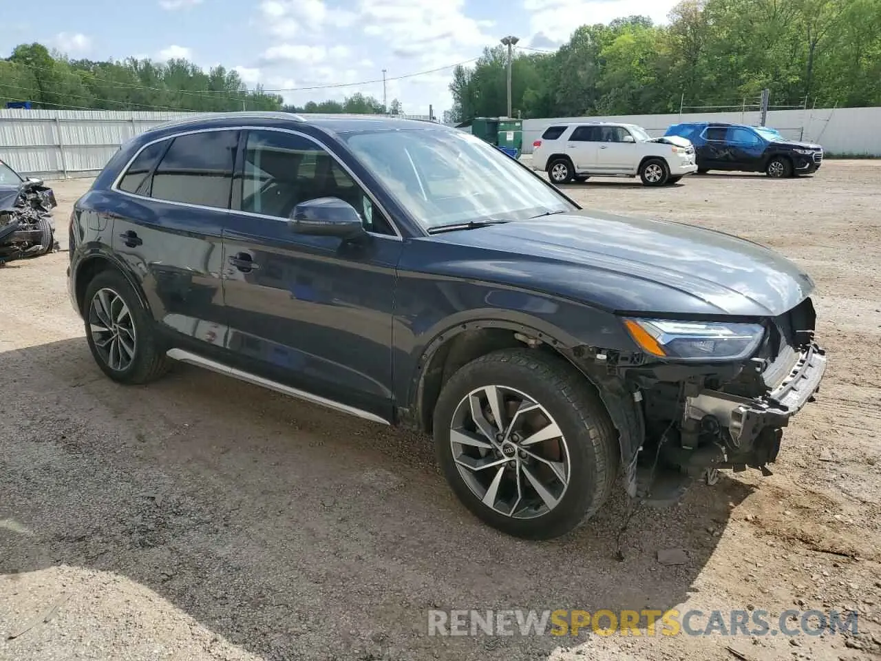 4 fotografías del automóvil dañado WA1BAAFY6M2065805 AUDI Q5 2021