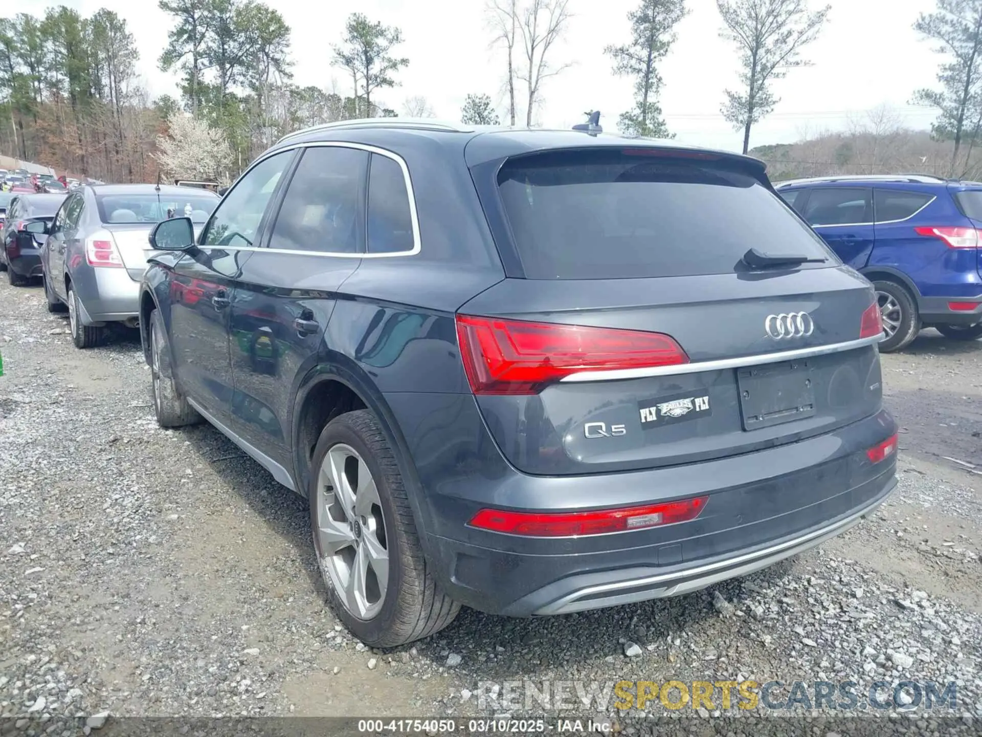 3 fotografías del automóvil dañado WA1BAAFY6M2092843 AUDI Q5 2021