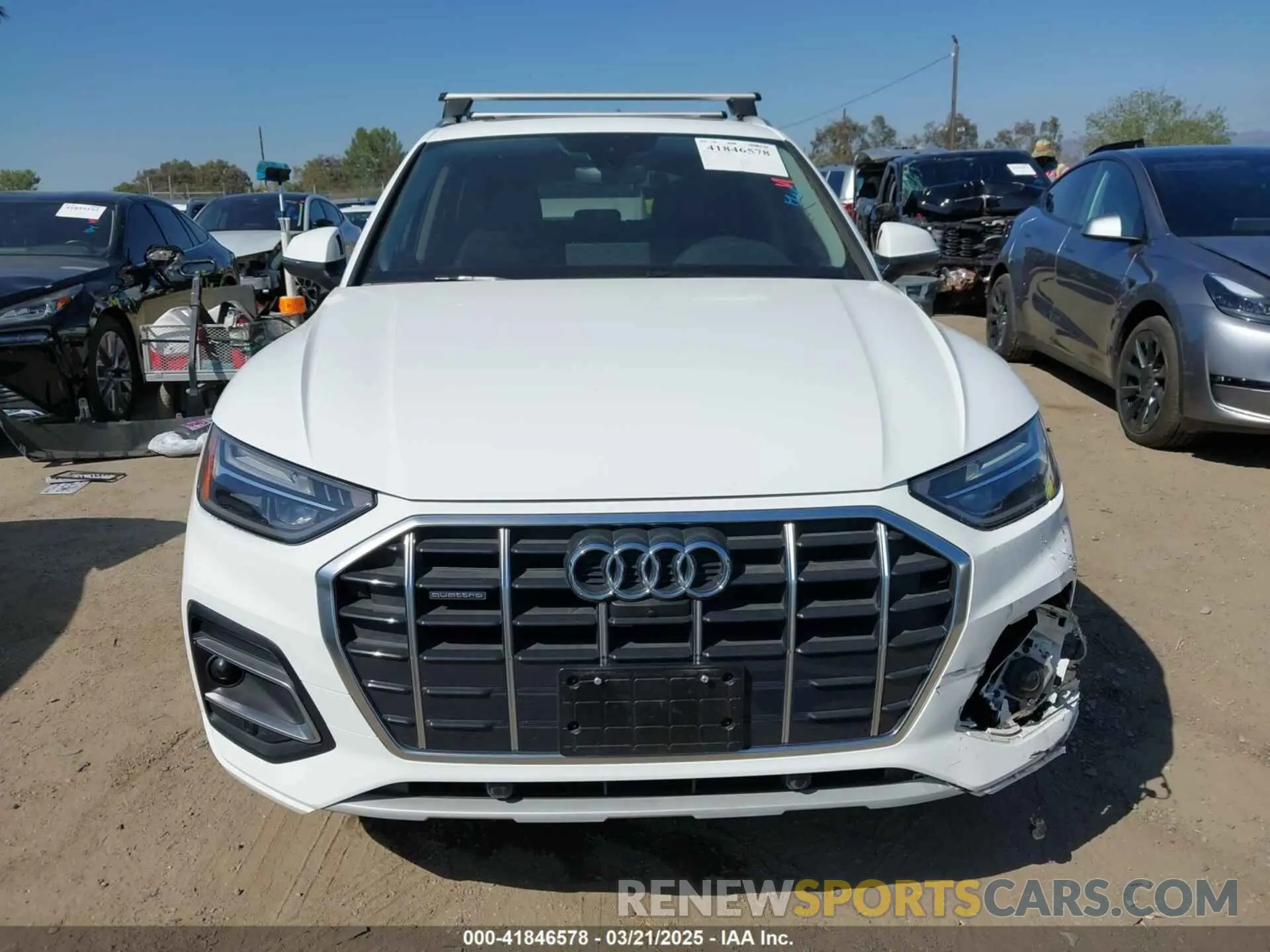12 fotografías del automóvil dañado WA1BAAFY6M2113867 AUDI Q5 2021