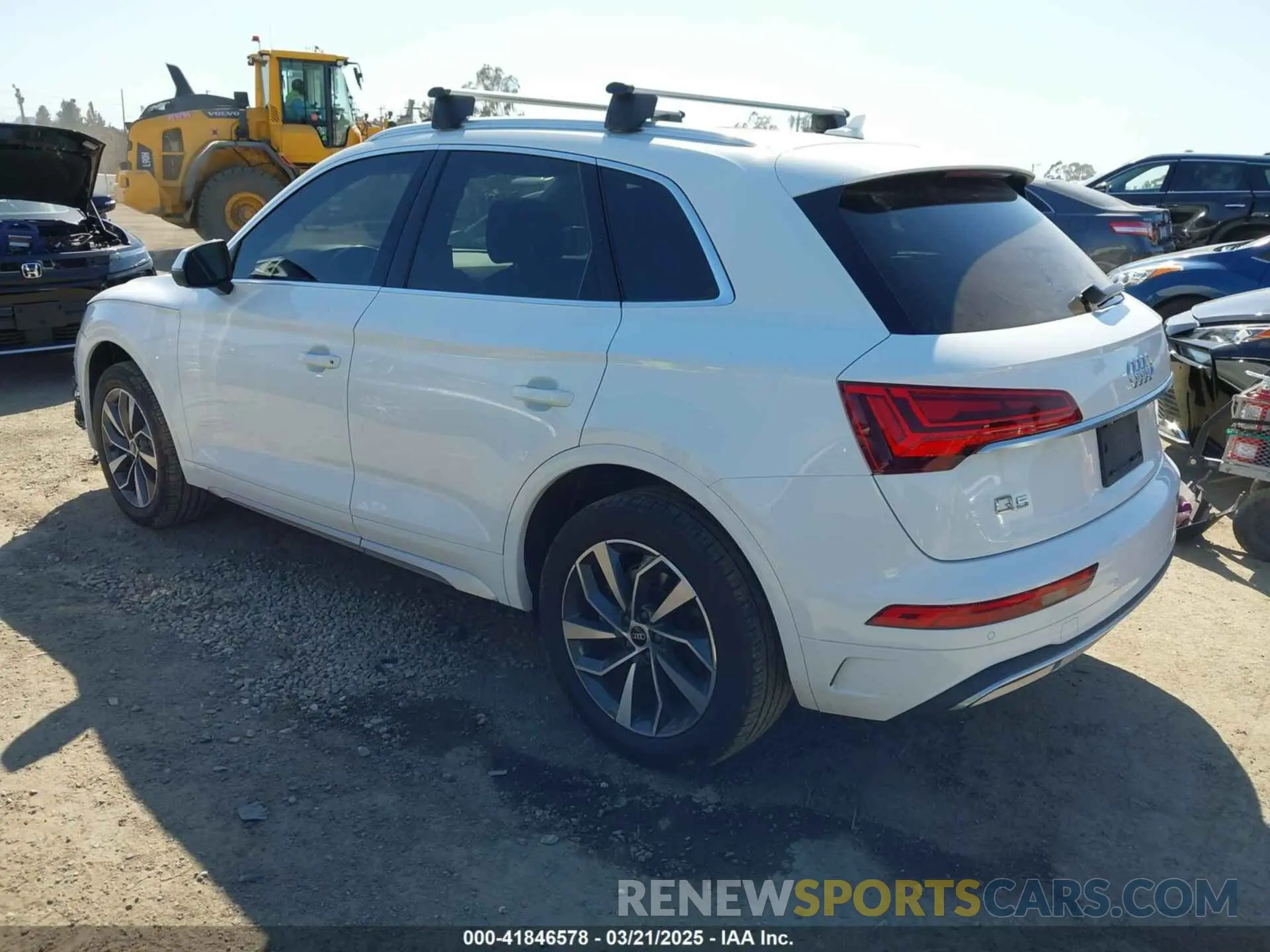 3 fotografías del automóvil dañado WA1BAAFY6M2113867 AUDI Q5 2021