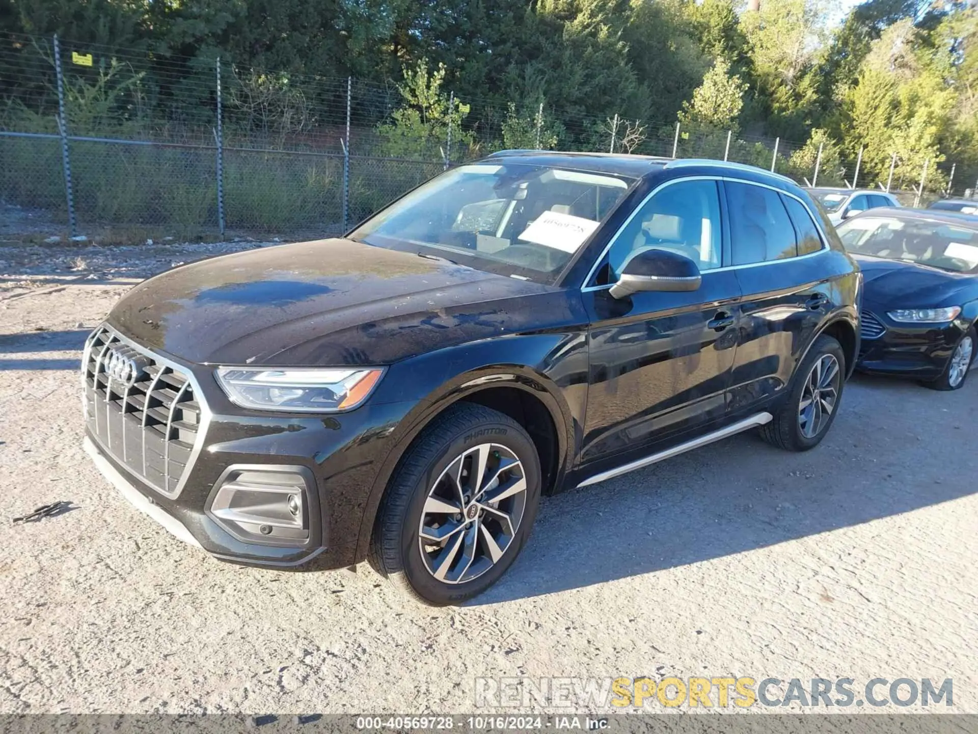 2 fotografías del automóvil dañado WA1BAAFY6M2116929 AUDI Q5 2021