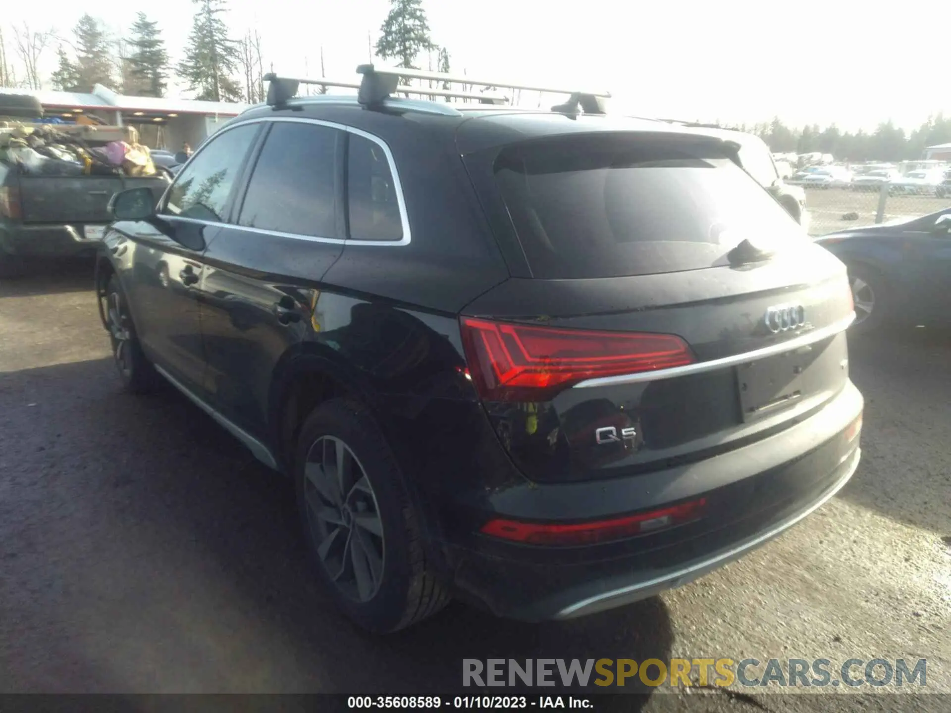 3 fotografías del automóvil dañado WA1BAAFY7M2016788 AUDI Q5 2021